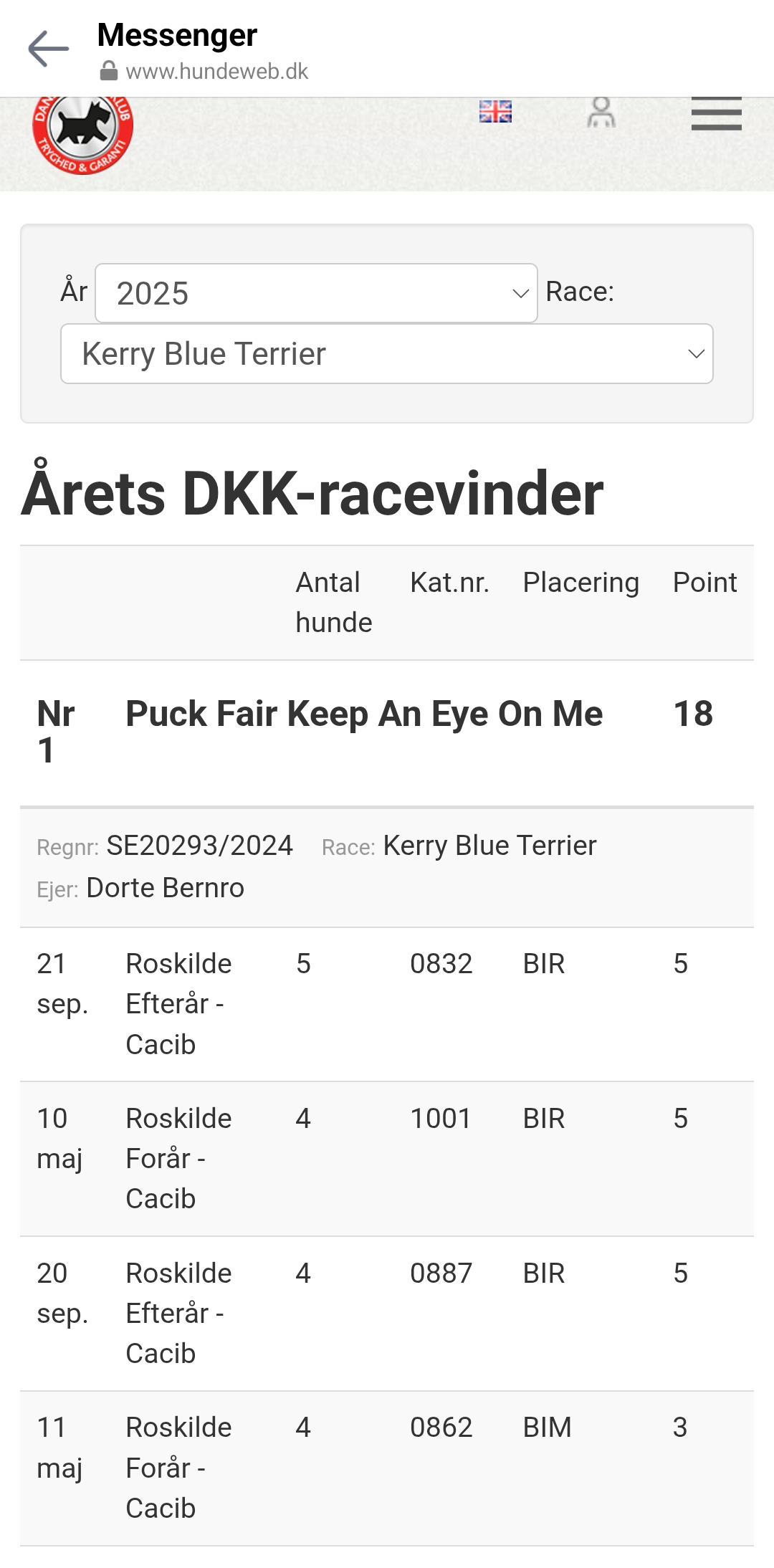 Rasvinnare i Damark 2025